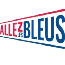 New Allez les Bleus - Peluche poussin bleu Cocorico avec cape supporter - 20 cm Les Peluches Supporters|Mascotte Jo