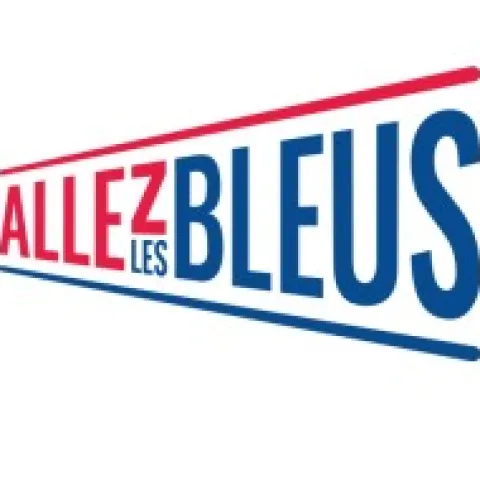 New Allez les Bleus - Peluche poussin bleu Cocorico avec cape supporter - 20 cm Les Peluches Supporters|Mascotte Jo
