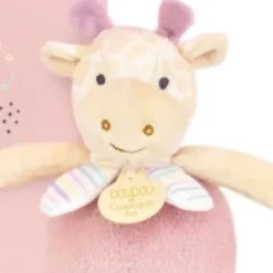 Outlet Boite a musique bebe - Girafe rose - 20 cm Rikikis & Méli Mélo|Boîte À Musique