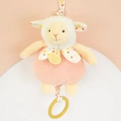 Outlet Boite a musique bebe - Mouton orange clair - 20 cm Rikikis & Méli Mélo|Boîte À Musique