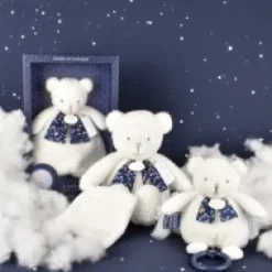 Online Boite a musique luminescente ours - 17 cm - Clair de Lune Les Luminescents|Boîte À Musique