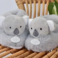 Sale Chaussons bébé en peluche Koala - Unicef - 0-6 mois Les Coffrets À Offrir|Collection Unicef