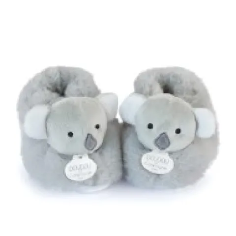 Sale Chaussons bébé en peluche Koala - Unicef - 0-6 mois Les Coffrets À Offrir|Collection Unicef