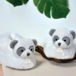 Discount Chaussons bebe en peluche Panda - Unicef - 0-6 mois Collection Unicef|Chaussons