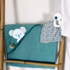 Online Coffret cadeau cape de bain et Doudou Yoca le koala - 80 x 80 cm Les Coffrets À Offrir|Cadeaux Naissance