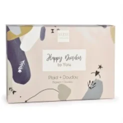 Hot Coffret cadeau naissance plaid et Doudou Lapin Happy Wild - 70 x 100 cm Les Coffrets À Offrir|Happy Doudou