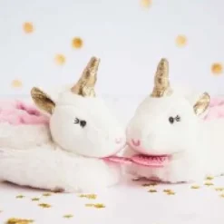 Online Coffret cadeau naissance chaussons bébé Licorne avec hochet - 0/6 mois Les Coffrets À Offrir|Les Prix Doux