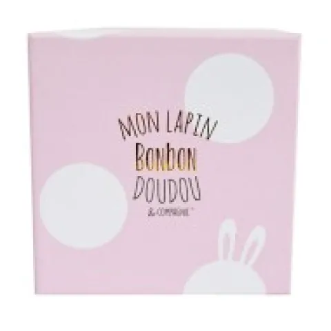 New Coffret cadeau naissance chaussons lapin rose avec hochet - 0/6 mois Les Coffrets À Offrir|Lapin Bonbon