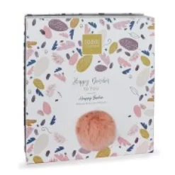 Best Coffret Doudou plat Lapin Vieux rose - Happy Boho - 25 cm Happy Doudou|Doudou Plat