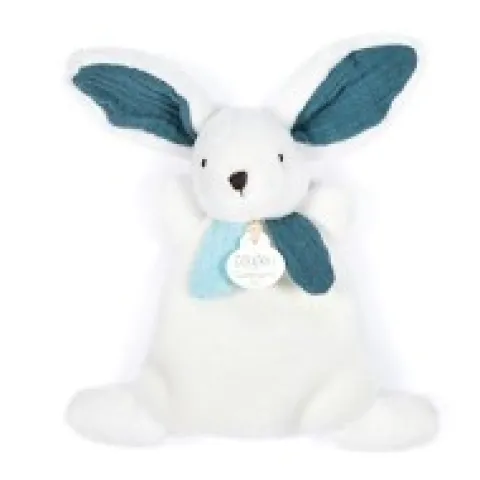 Discount Coffret Mini Doudou Lapin bleu - Happy Pop - 17 cm Cadeau À Moins De 20€|Happy Doudou