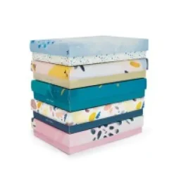 Best Coffret Mini Doudou Lapin rose - Happy Blush - 17 cm Cadeau À Moins De 20€|Happy Doudou