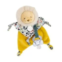 Hot Doudou attache sucette Lion - 20 cm Les Boh'aime|Attache Sucette