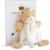 Best Doudou attache sucette ours Petit Roi marron - 15 cm Cadeau À Moins De 20€|Cadeaux Naissance
