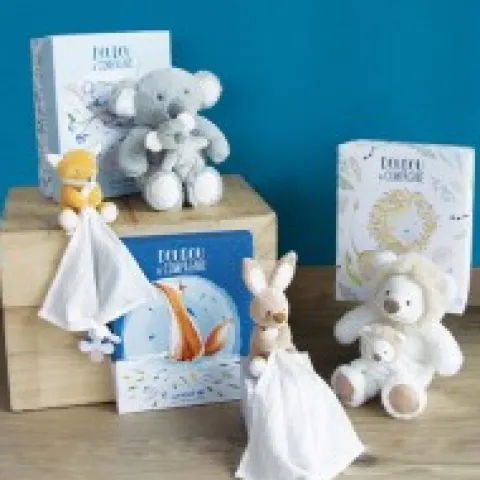 Hot Doudou attache sucette peluche Renard - 12 cm - Unicef Collection Unicef