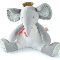 Sale Doudou elephant gris - 30 cm Couleurs Savane|Eléphant