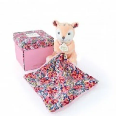 Outlet Doudou FAON beige avec mouchoir - BOH'AIME Cadeau À Moins De 20€|Les Boh'aime