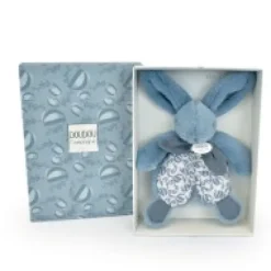 Clearance DOUDOU® lapin bleu- Doudou plat - 18 cm Lapin Doudou|Lapin