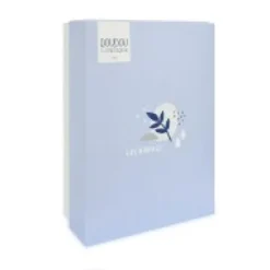 Outlet Doudou mouchoir elephant bleu et gris - 11 cm Les Prix Doux|Rikikis & Méli Mélo