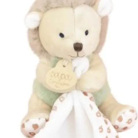 Clearance Doudou mouchoir hérisson vert et marron - 11 cm Rikikis & Méli Mélo|Hérisson