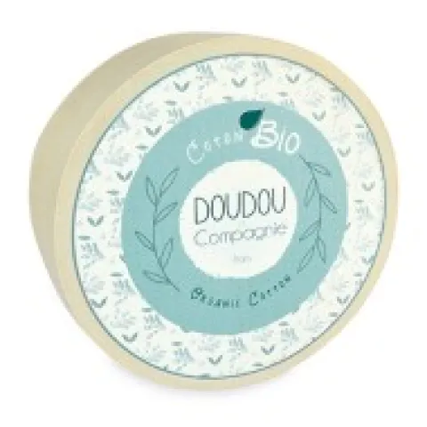 Clearance Doudou mouchoir lapin rose en coton BIO - 15 cm Les Prix Doux|Doudous Coton Bio