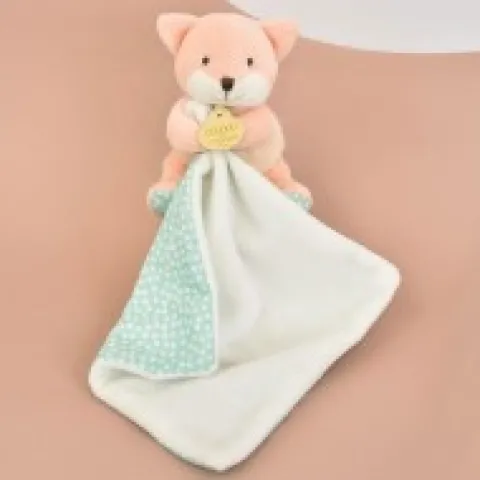 Outlet Doudou mouchoir renard orange - 11 cm Les Prix Doux|Rikikis & Méli Mélo