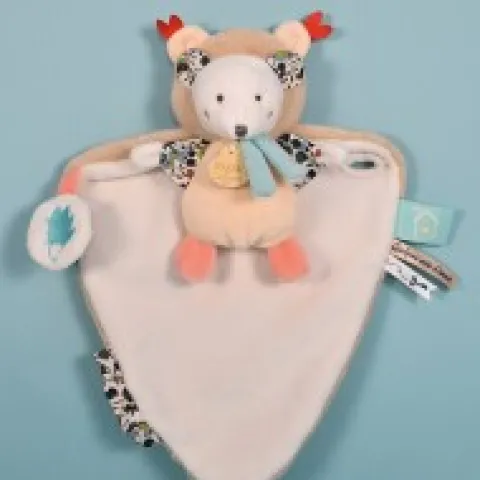 Discount Doudou Ours marron avec cape - Papillotte - 3 EN 1 Les Prix Doux|Les Petits Futés