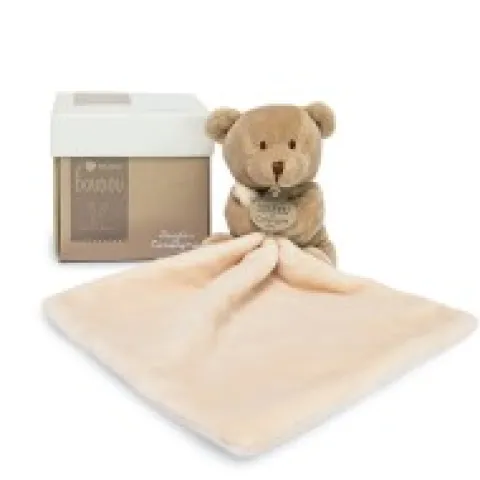 Sale Doudou ours mouchoir - 10 cm - Boite fleur Cadeau À Moins De 20€|Cadeaux Naissance