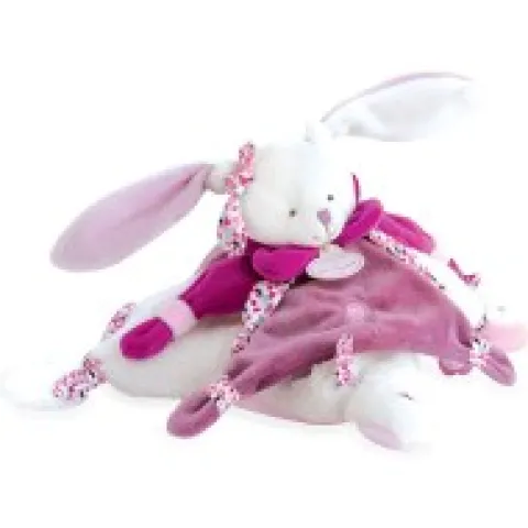Outlet Doudou plat Cerise le lapin Rose - 27 cm Cerise Et Petit Chou|Lapin