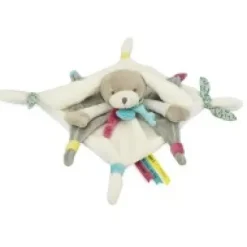 Clearance Doudou plat Chien gris Toopi - 22 cm Chien|Doudou Plat