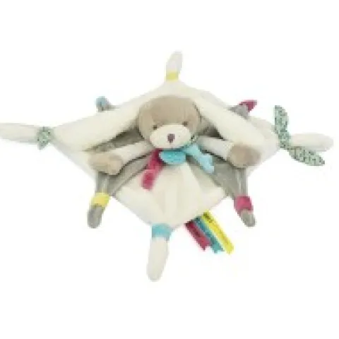 Clearance Doudou plat Chien gris Toopi - 22 cm Chien|Doudou Plat