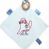 Sale Doudou plat mascotte jeux olympiques paris 2024 avec anneau en bois - 25 cm Collection Bébé Jo|Les Prix Doux