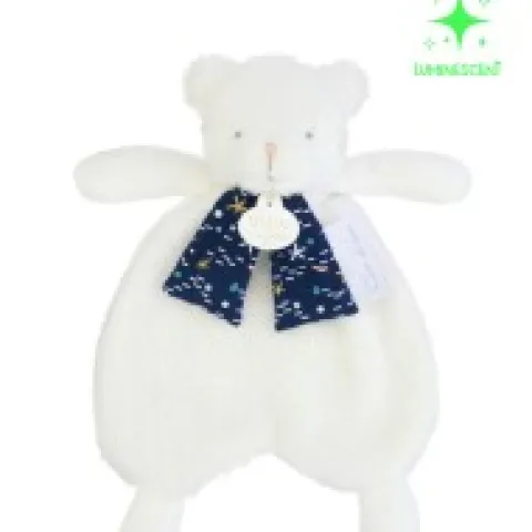 Clearance Doudou plat Ours Luminescent - 26 cm - Clair de Lune Les Luminescents|Ours