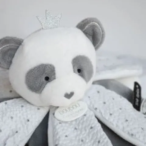New Doudou pétales Panda gris - Attrape-rêves - 26 cm Attrape-rêves|Panda