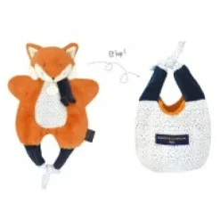 Clearance Doudou Renard marionnette - Petit sac - Amusette 3 EN 1 Les Petits Futés|Les Marionnettes