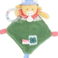 New Doudou vache avec hochet billes - Aneth -21 cm Dans Mon Jardin|Hochets Et Pantins D'activités
