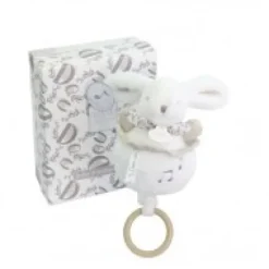 Best Lapin DOUDOU® - boite à musique lapin - 20 cm - Blanc Lapin Doudou|Lapin