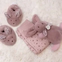 Online Lapin Doudou - Coffret cadeau Chaussons et Doudou Rose 15 cm Les Coffrets À Offrir|Lapin Doudou