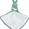 Best Lapin DOUDOU® - Doudou Lapin mouchoir- 10 cm - Vert Lapin Doudou|Lapin