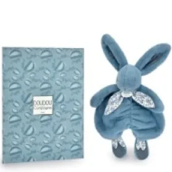 Outlet Lapin DOUDOU® - Doudou lapin Bleu - 29 cm Lapin Doudou|Lapin