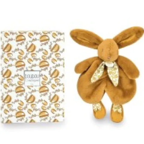 Outlet Lapin DOUDOU® - Doudou lapin Jaune moutarde - 29 cm Lapin Doudou|Lapin