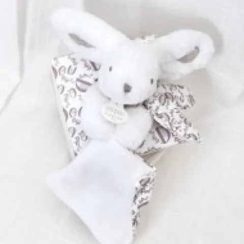 Online Lapin DOUDOU® - Pantins avec doudou assortis Blanc - 16cm Lapin Doudou|Lapin