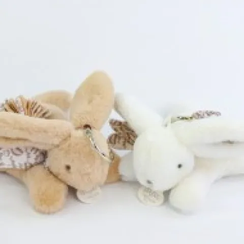 Fashion Lapin DOUDOU® - Porte-clés - Blanc Lapin Doudou|Lapin