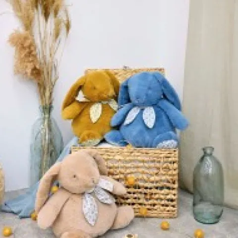 New Lapin géant - LAPIN DOUDOU 42 cm - Bleu Lapin Doudou|Lapin