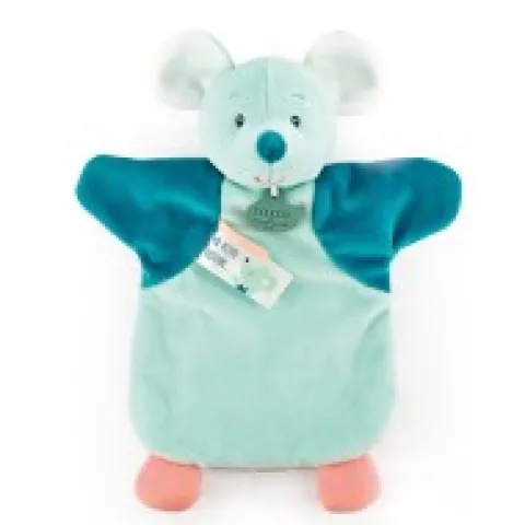 Fashion Marionnette à Main Souris verte - 25 cm Les Prix Doux|Les Marionnettes