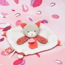 Fashion Mini doudou Chat corail - 20 cm Rikikis & Méli Mélo|Chat