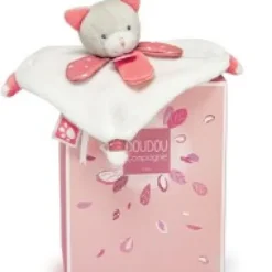Fashion Mini doudou Chat corail - 20 cm Rikikis & Méli Mélo|Chat