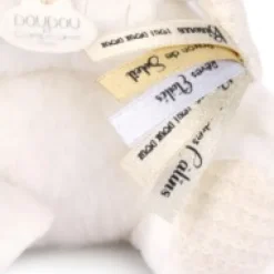 Clearance Ours en peluche Blanc attache-sucette - 20 cm - Collection Anniversaire Doudou® Anniversaire|Ours