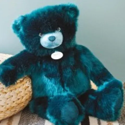 Clearance Ours en peluche bleu paon - Collection - 40 cm Ours Collection|Ours