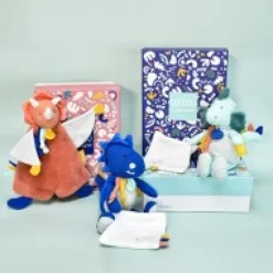 Sale Peluche de dinosaure bleu avec doudou -  Sashou - 25 cm Les Prix Doux|Calinosaure