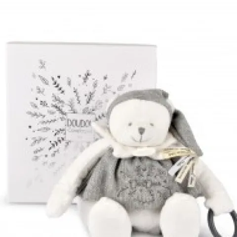 Clearance Peluche eveil Bébé Ours Gris - 30 cm - Collection Anniversaire Doudou® Anniversaire|Ours